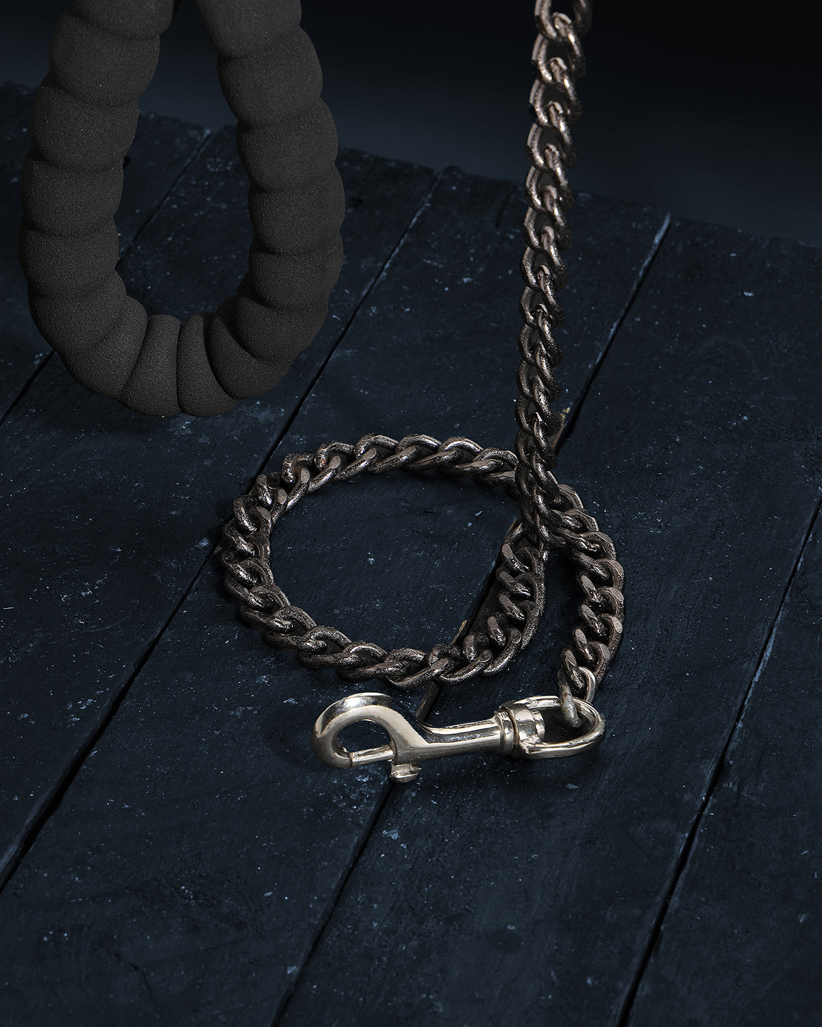 Chain Rope Leash - Ember Orange