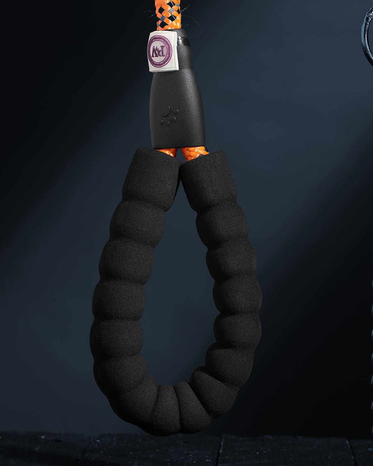 Chain Rope Leash - Ember Orange