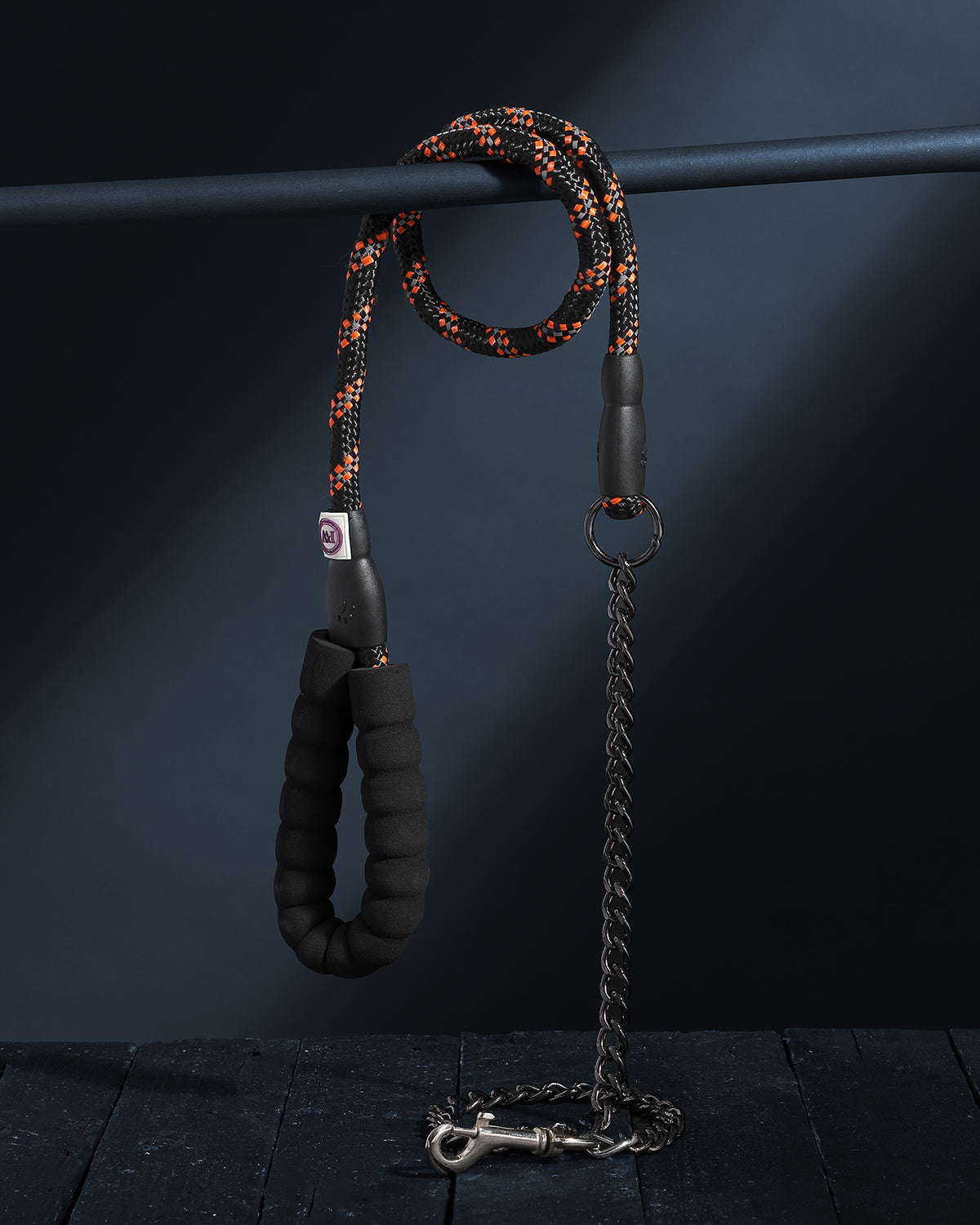 Chain Rope Leash - Midnight Blaze