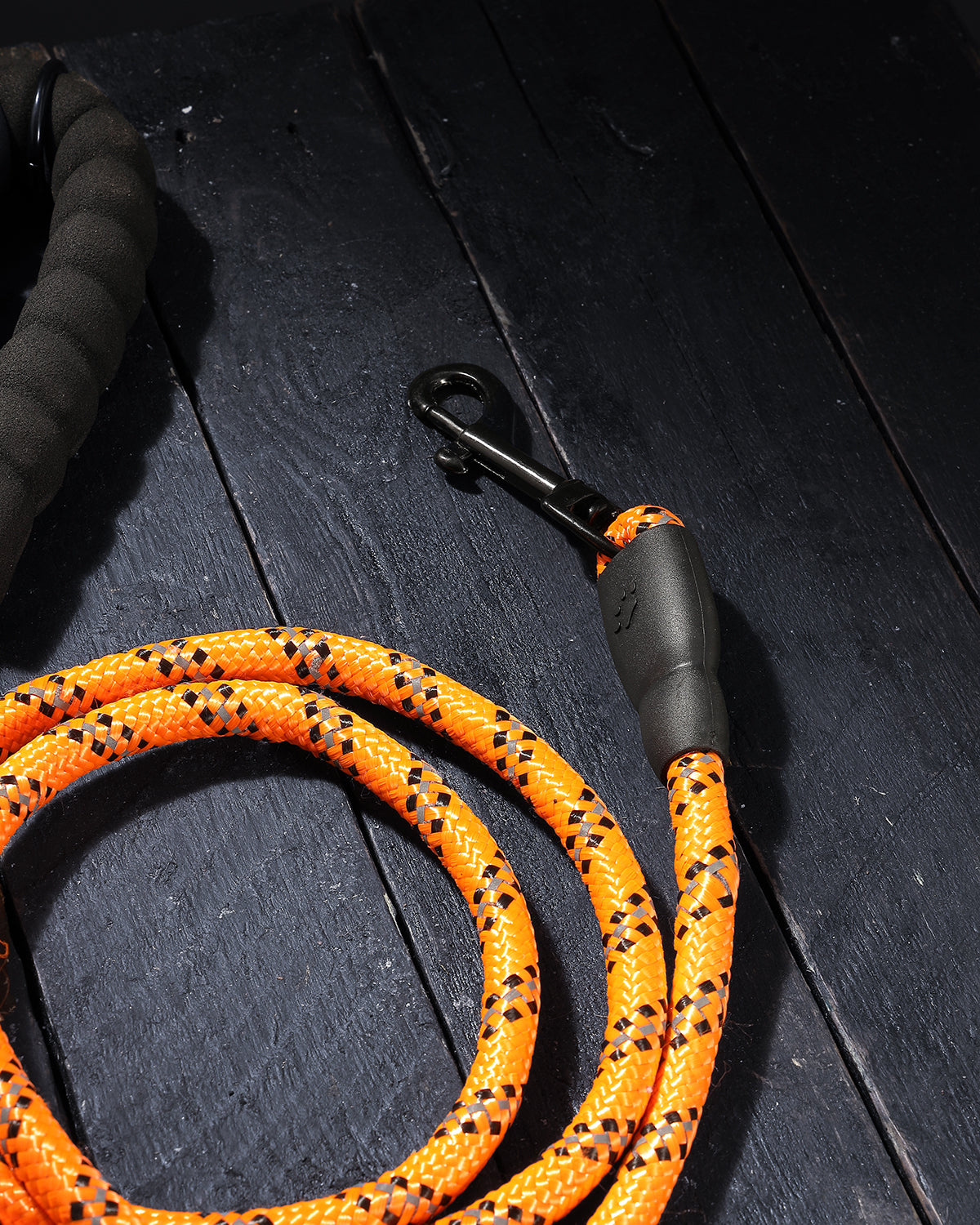 Rope Leash – Ember Orange